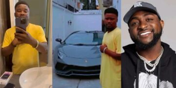 Davido buys iPhone 14 Pro Max for his cleaner (VIDEO)