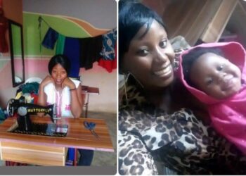 Nigerian lady courageously celebrates her baby who’s a product from gang-r@pe by four robbers (Video)
