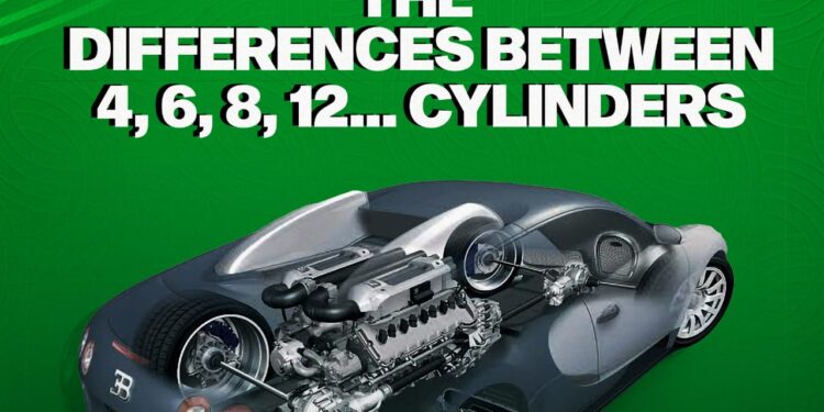 Differences between 4, 6, 8, 12… cylinders
