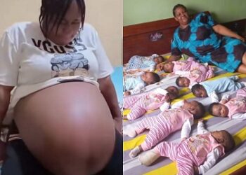 Anambra woman trends for giving birth to nonuplets (PHOTOS)
