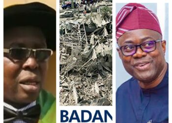 Federal Character Commissioner, Olowofela, commiserates with Makinde, Iyiola Oladokun, Olubadan, Akintola SAN, others over Ibadan explosion