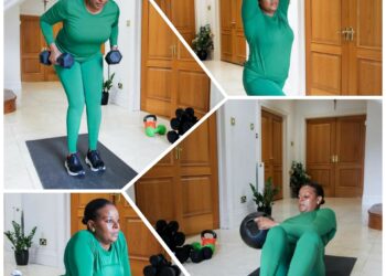 Anambra First Lady Showcases Gymnastics Skills, Encourages Healthy Lifestyle