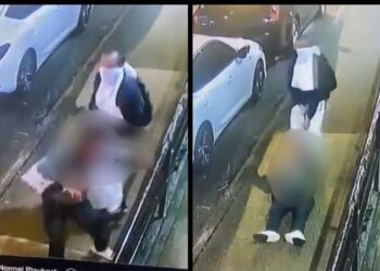Masked man c@ught on camera ch0ked woman on street, dr@gged her unc0nscious body between cars to r@pe in New York (VIDEO)