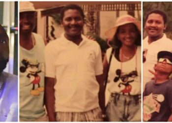 Davido Shares Rare Childhood Moments in throwback pictures with Mother, Father and Dangote (PHOTOS)