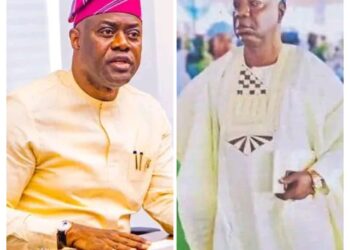 Aare Chief Hon. Olayinka Segelu commiserates with Governor Makinde over elder brother’s demise