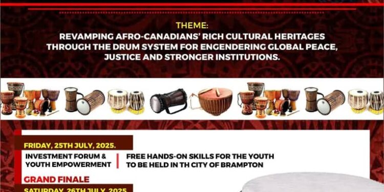 Pan-Afrikan Drum Festival 2025 Set to Celebrate Afro-Canadian Heritage in Canada
