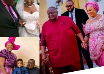 #LoveForMoney: Late Billionaire Chief Emmanuel Iwuanyanwu Reportedly Barred Young Wife from Remarrying in His Will