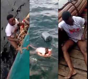 Man rescued from Delta sea