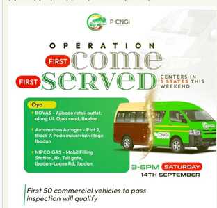 Petrol to CNG conversion in Ibadan