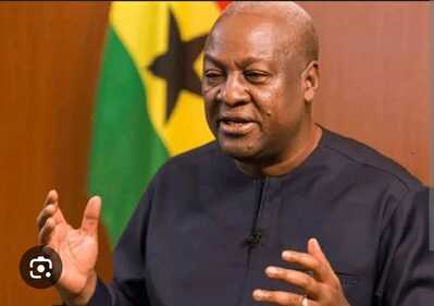 Ghanaian President John Mahama