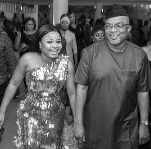 Bimbo Ademoye and father